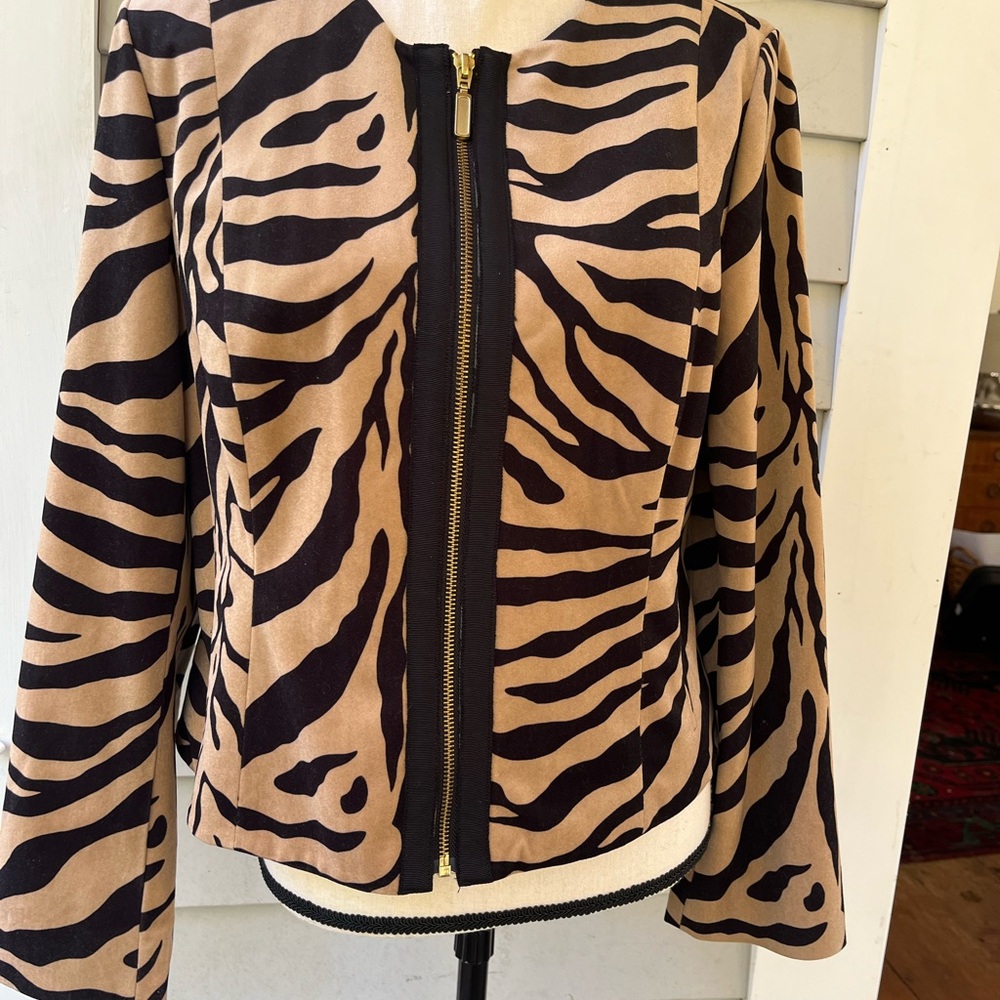 Chico’s Jacket Tiger print